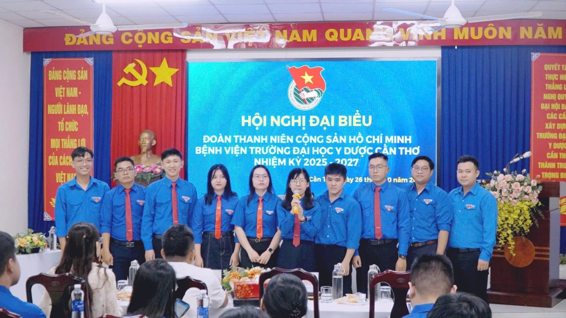 Hội nghị Đại biểu Đoàn TNCS Hồ Chí Minh Bệnh viện Trường Đại học Y Dược Cần Thơ nhiệm kỳ 2025 – 2027