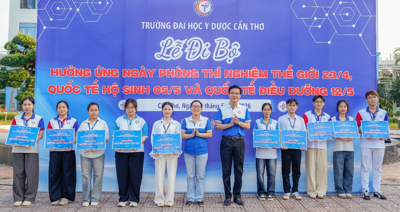 Bệnh viện Trường Đại học Y Dược Cần Thơ phối hợp tổ chức các hoạt động chào mừng “Ngày Phòng thí nghiệm Thế giới 23/04, Quốc tế Hộ sinh 05/5 và Quốc tế Điều dưỡng 12/5” năm 2026