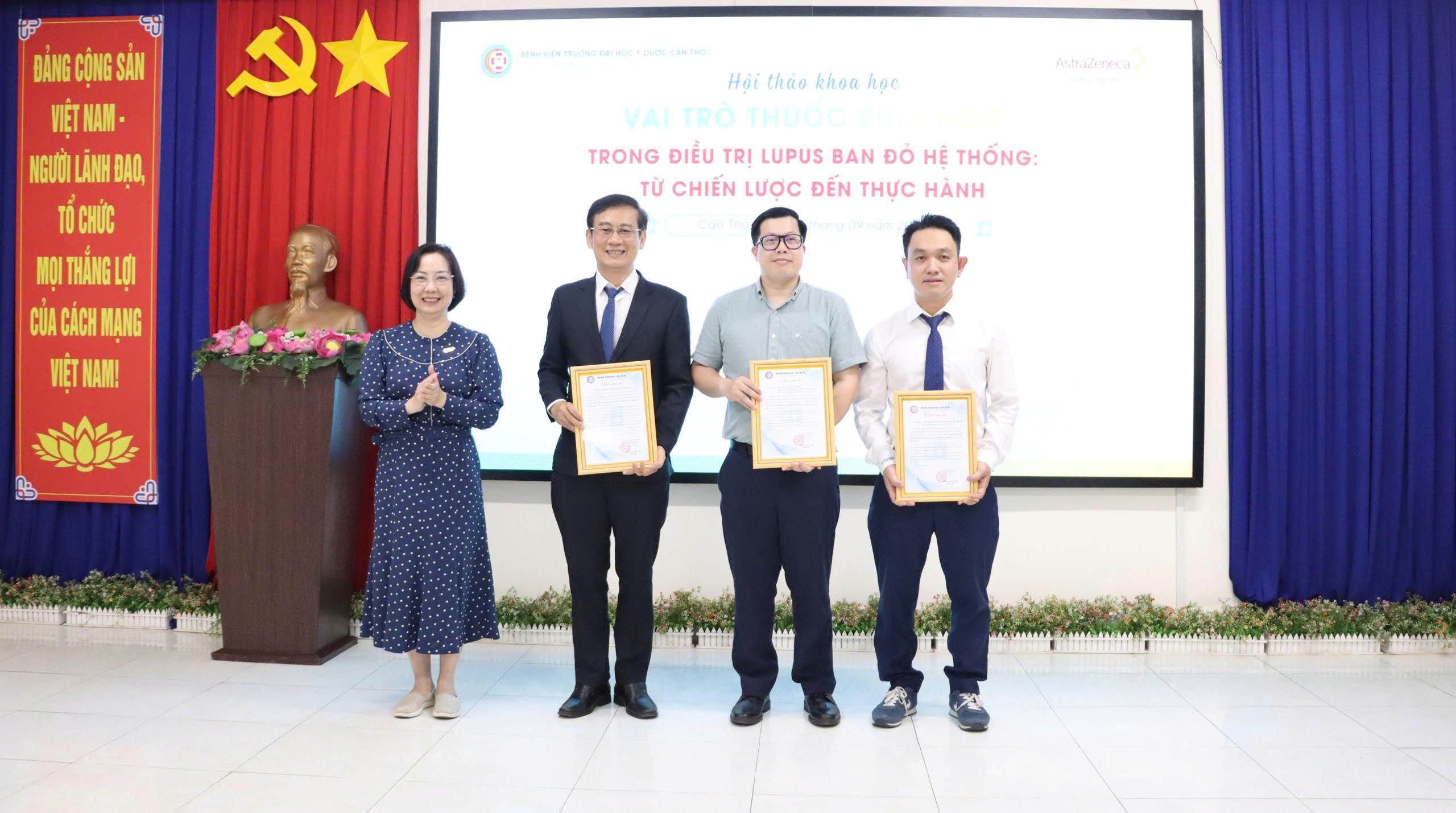 Bệnh viện Trường Đại học Y Dược Cần Thơ tổ chức thành công Hội thảo khoa học với chủ đề Vai trò thuốc sinh học trong điều trị lupus ban đỏ hệ thống: Từ chiến lược đến thực hành