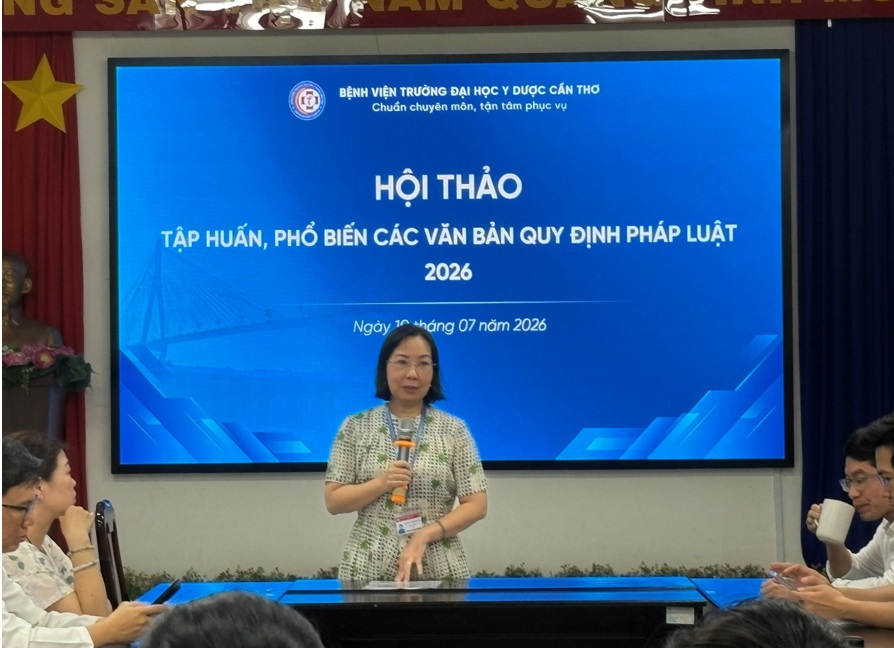 Hội thảo tập huấn, phổ biến các văn bản quy định pháp luật năm 2026: Nâng cao năng lực thực thi chính sách, hướng đến chất lượng khám chữa bệnh bền vững